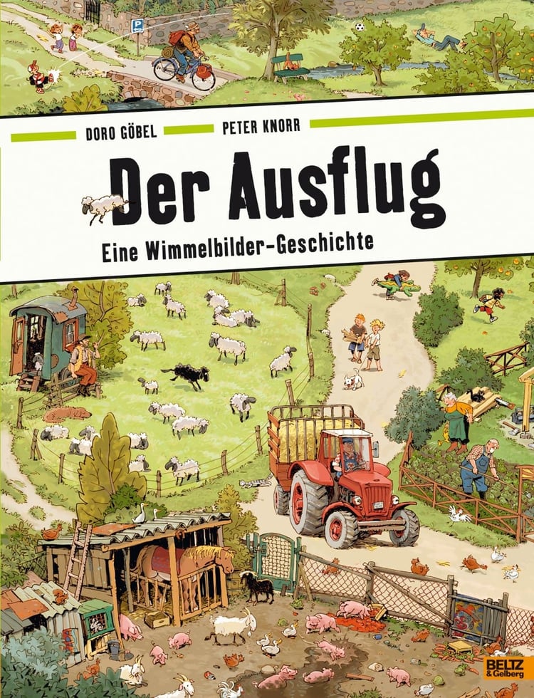 Der Ausflug Eine Wimmelbilder-Geschichte. Vierfarbiges Papp-Bilderbuch