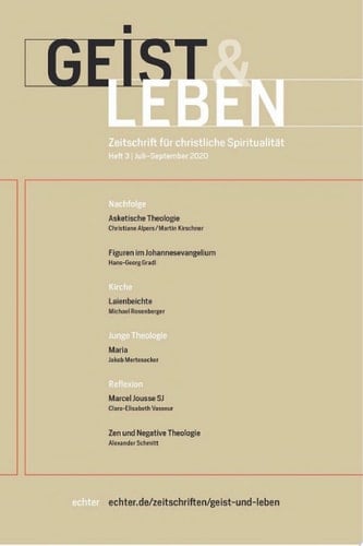 Geist & Leben 3/2020 Zeitschrift für christliche Spiritualität