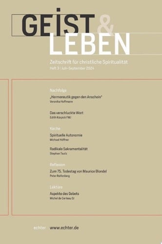 Geist & Leben 3/2024 Zeitschrift für christliche Spiritualität