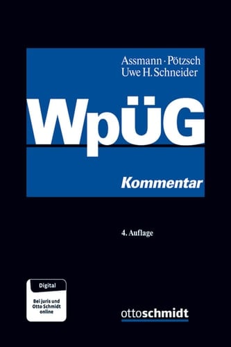 Wertpapiererwerbs- und Übernahmegesetz Kommentar
