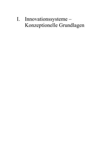 Innovationssysteme Technologie, Institutionen und die Dynamik der Wettbewerbsfähigkeit
