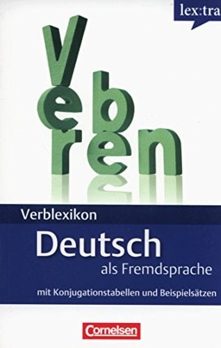Verblexikon Deutsch als Fremdsprache mit Konjugationstabellen und Beispielsätzen