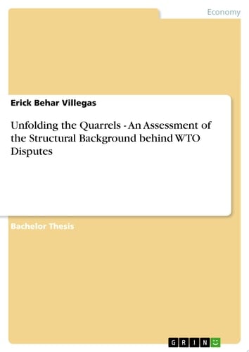 Unfolding the Quarrels - An Assessment of the Structural Background behind WTO Disputes