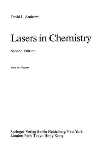 Lasers in Chemistry