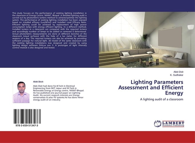 Lighting Parameters Assessment and Efficient Energy A Lighting Audit of a Classroom