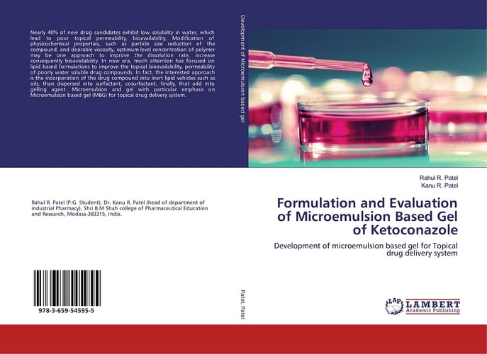 Formulation and Evaluation of Microemulsion Based Gel of Ketoconazole Development of Microemulsion Based Gel for Topical Drug Delivery System