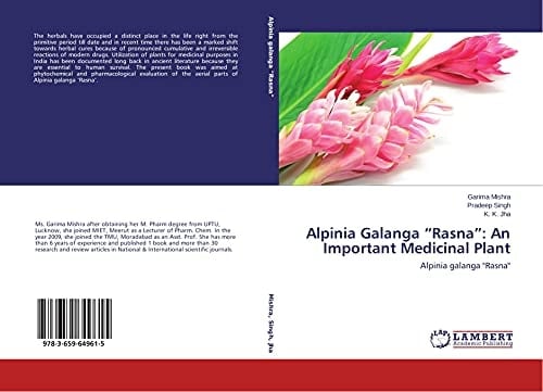 Alpinia Galanga Rasna An Important Medicinal Plant