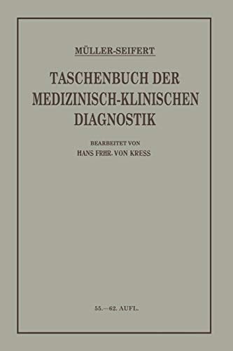 Taschenbuch der Medizinisch Klinischen Diagnostik