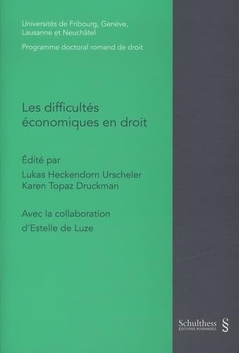 Les difficultés économiques en droit