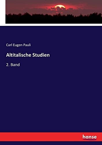 Altitalische Studien 2. Band
