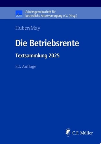 Die Betriebsrente Textsammlung 2025