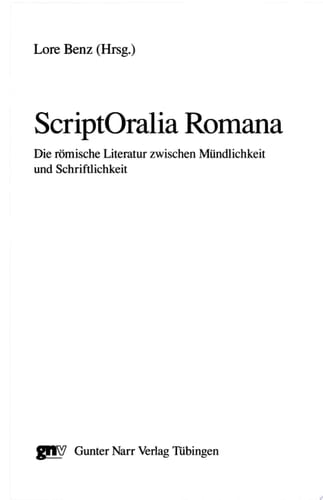 ScriptOralia Romana