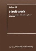 Schreib-Arbeit Jean Pauls Erzählen als Inszenierung "freier" Autorschaft