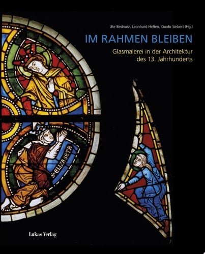 Im Rahmen beiben Glasmalerei in der Architektur des 13. Jahrhunderts