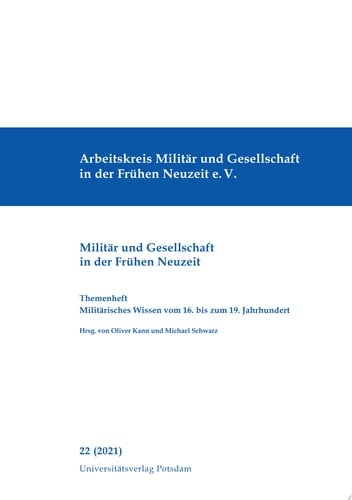 Militärisches Wissen vom 16. bis zum 19. Jahrhundert Militär und Gesellschaft in der Frühen Neuzeit