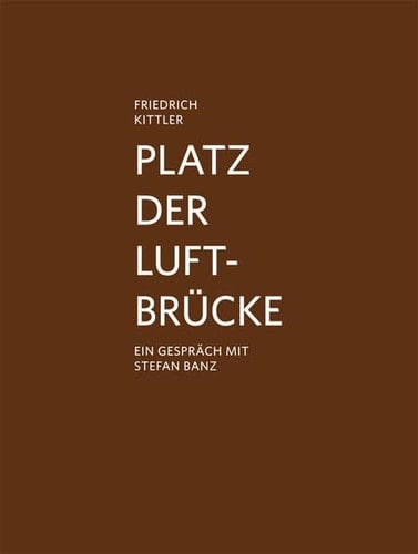 Platz der Luftbrücke ein Gespräch mit Stefan Banz