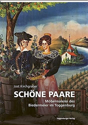 Schöne Paare Möbelmalerei des Biedermeier im Toggenburg