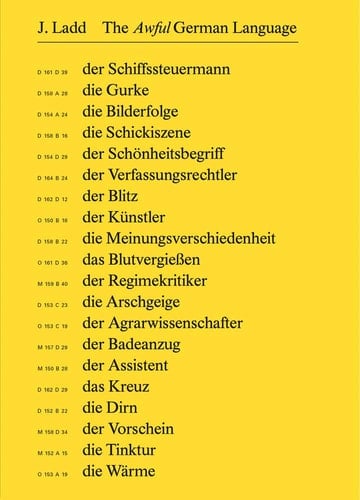 The Awful German Language