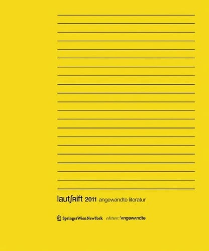 Lautschrift 2011 Angewandte Literatur