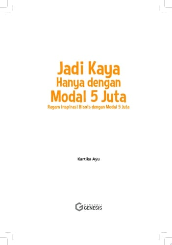 Jadi Kaya Hanya dengan Modal 5 Juta