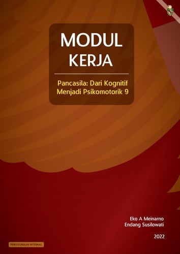 MODUL KERJA Pancasila: Dari Kognitif Menjadi Psikomotorik 9