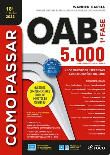 Como passar na OAB 5.000 questões comentadas
