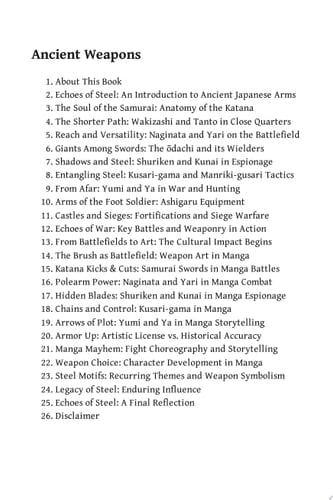 Ancient Weapons