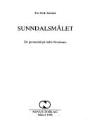 Sunndalsmålet: Eit grensemål på indre Nordmøre (Norske studiar) (Norwegian Edition)