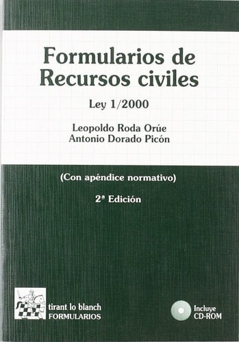 Formularios de Recursos Civiles - Con Apéndice Normativo
