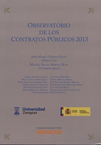 Observatorio de los contratos públicos 2013