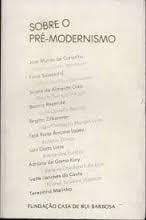 Sobre o pré-modernismo (Portuguese Edition)