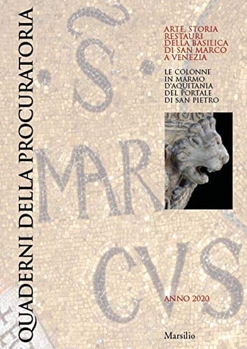 Le colonne in marmo d'Aquitania del portale di San Pietro