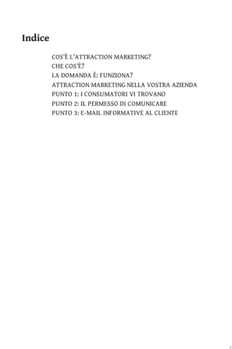 Attraction Marketing Per Principianti