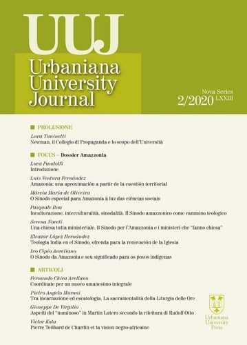 Urbaniana University Journal. Euntes Docete (2020)