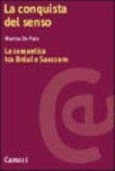 La conquista del senso la semantica tra Bréal e Saussure