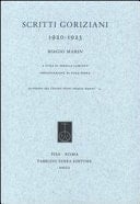 Scritti goriziani, 1920-1923