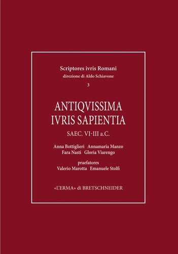 Antiquissima iuris sapientia saec. VI-III a.C.