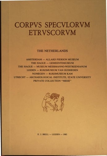 Corpus Speculorum Etruscorum The Netherlands