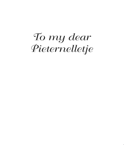 To My Dear Pieternelletje Grandfather and Granddaughter in VOC Time, 1710-1720