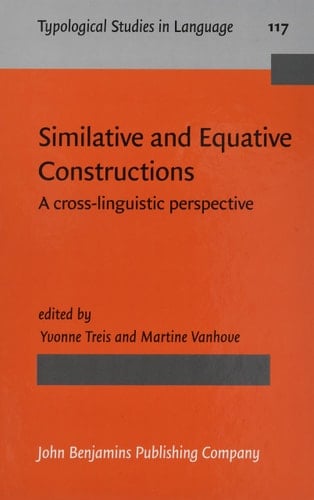 Similative and Equative Constructions A Cross-linguistic Perspective