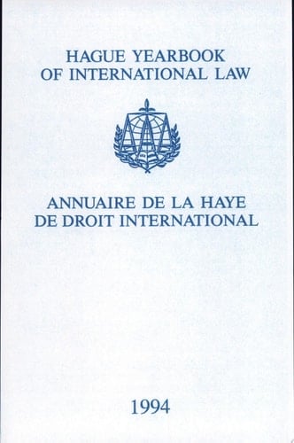 Droit International de L'environnement, Droit Humanitaire International, Droit International Privé