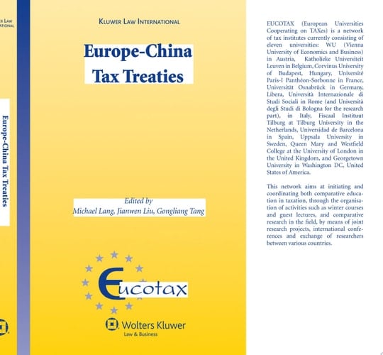 Europe-China Tax Treaties