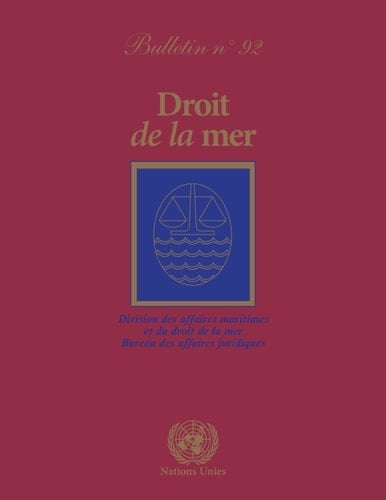 Droit de la mer bulletin, No.92