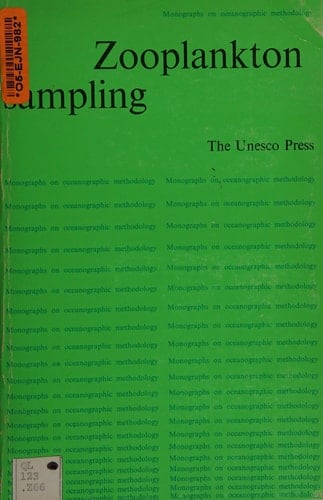 Zooplankton Sampling (Monographs on Oceanographic Methodology : No 2)