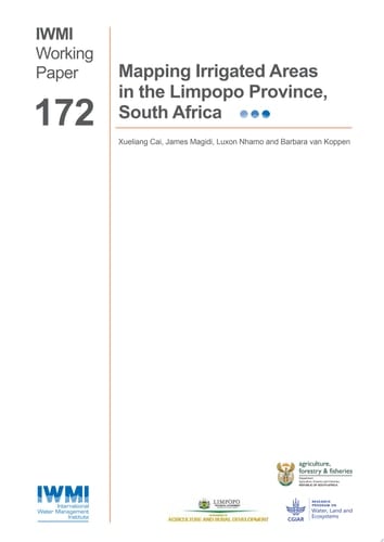 Mapping irrigated areas in the Limpopo Province, South Africa