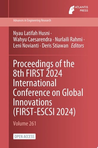 Proceedings of the 8th FIRST 2024 International Conference on Global Innovations (FIRST-ESCSI 2024)
