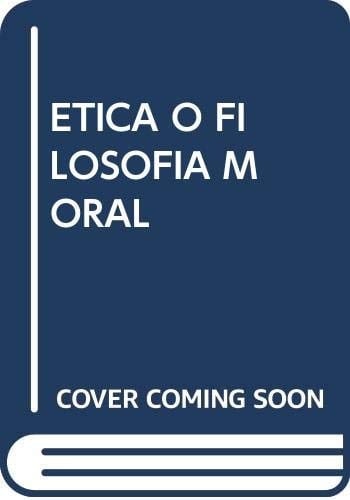 Etica o filosofia moral