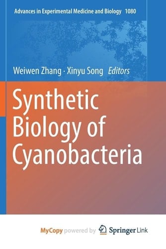 Synthetic Biology of Cyanobacteria