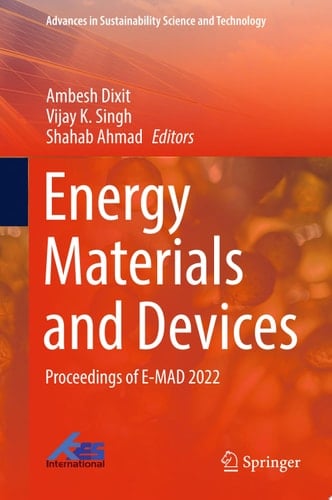 Energy Materials and Devices Proceedings of E-MAD 2022