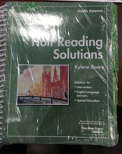 Holt Elements of Literature - Holt Reading Solutions - Sixth Course